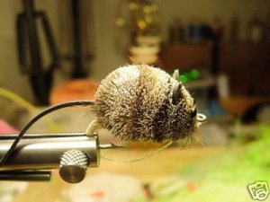 4 each - Fly Fishing DEER HAIR MOUSE RAT BASS Fly  Sz 6