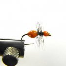 12  Wingless Orange Ant  - Dry Fly -  Assortment