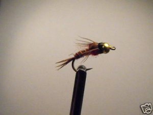 12 Hot Shot Ong -  BH Pheasant Tail Nymph Wet Fly Trout