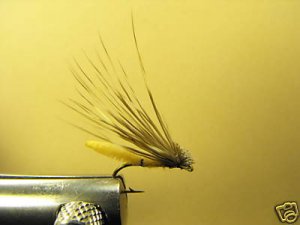 12 Extended Bodied Elk Hair Caddis Dry Fly  Tan