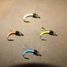 12 - Beaded Larva Nymph Wet Fly Trout Steelhead Salmon