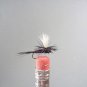 1 Dzn - Parachute Black Gnat Dry Fly Trout