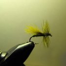 1 Dzn - Olive  Fluttering Caddis  - Dry Fly -  Trout