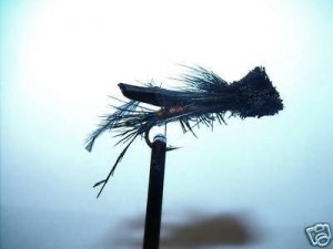 1 Dzn  -  Dave's Black Cricket  - Dry Fly Assortment