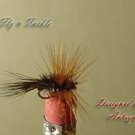 1 Dozen - Peacock Adams - Deer Tail - Dry Fly