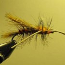 1 Dzn - Rubber Leg Stimulator Orange Dry Fly Assortment