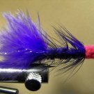 12 Woolly Leech Steelhead, Salmon, Bass - Purple #6