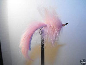 12 Bunny Leech - Baby Pink - Wet Fly  Salmon, Steelhead