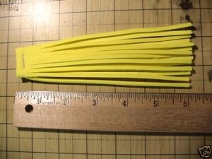 6 inch - Fly Tying Foam Material, Yellow - Foam Fly