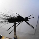 1 Dzn  - Foam Black Cricket Hopper  Dry Fly Assortment