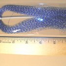 1 Hank - Krystal Flash, Fly Tying Material, Blu/Sil