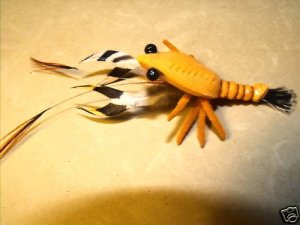 4  Flies Crayfish Shrimp Bass Steelhead Trout Wet Fly