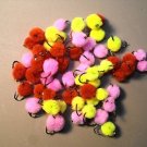 12 - Brass Bead Glo Bug Egg - Salmon Trout Steelhead