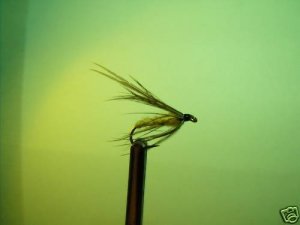 1 Dzn - Soft Hackle Tan Caddis Nymph Wet Fly Trout