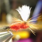 12 - Red Humpy Parachute BLK Tail  Dry Fly  Assortment