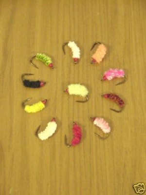 12 Liamna Pinky Egg Wet Fly - Trout, Salmon & Steelhead