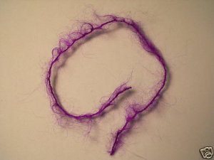 5 Yards  - Purple Leech Yarn  - Fly Tying Materials