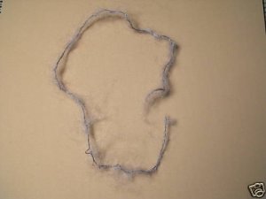 5 Yards  - Gray Leech Yarn  - Fly Tying Materials