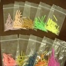 12 Dzn - Rubber Wiggle Body Fly Tying Material - Ast