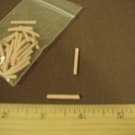 3 Dzn - Rubber Wiggle Body Fly Tying Material - Lt Tan