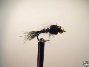 1 Dzn -  BH Black Hare's Ear -  Assortment  Trout