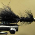 1 Dzn - BH Woolly Bugger - Trout or Pan fish -  Black