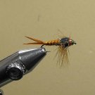 12 Brass Bead Birds Nest Nymph Wet Fly Trout, Steelhead
