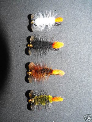 1 Dzn - Proppeller Woolly Worm -  Wet Fly Trout
