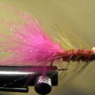 1 Dzn - Woolly Bugger Leech Trout or Pan fish -  Pink
