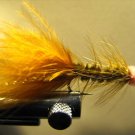 1 Dzn - Woolly Bugger Leech Trout or Pan fish -  Brown