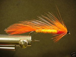 12 Orange Matuka Wet Fly - Trout, Salmon, Steelhead