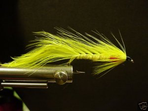 12 Chartreuce Matuka Wet Fly - Trout, Salmon, Steelhead