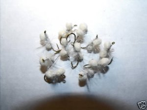 12  Foam White Ant  - Dry Fly -  Assortment