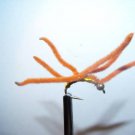 12   Orange Gob of Worm - Wet Fly Trout or Steelhead