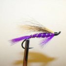 6 Flies - Purple Peril Salmon Steelhead Trout Wet Fly