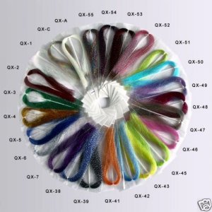 6 Hank (3 Gram)  Krystal Flash Fly Tying Material Mylar