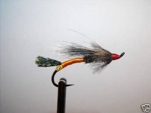 6 Flies - Rusty Rat - Salmon Steelhead Trout Wet Fly