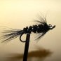 6 Flies - Black Boss - Salmon Steelhead Trout Wet Fly
