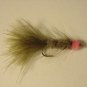 1 Dozen Olive Leech with Egg Wet Fly  Trout Steelhead