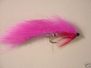 1 Dozen Pink Zonker Wet Fly Trout Steelhead