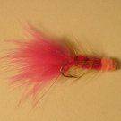 1 Dozen Pink Leech with Egg Wet Fly  Trout Steelhead