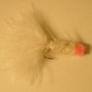 1 Dozen White Leech with Egg Wet Fly  Trout Steelhead