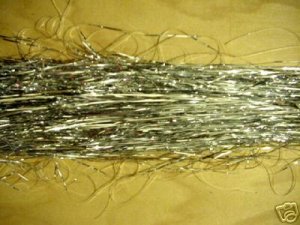 Silver -  Flash for Fly Tying or Crafts, 1/16" Wide