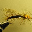 1 Dzn - Rubber Leg Stimulator Black Dry Fly Assortment