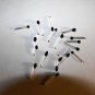 3 dozen EZ Black Mono Eyes - Fly Tying - Shrimp or Bugs