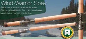 Amundson Wind Warrior Spey Fly Rod - WWS4-1268F 7-8 Wt