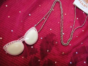 Retro Pink Sunnies Necklace