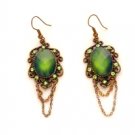 Green Emerald Vintage Earrings