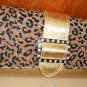 Gold Leopard Clutch