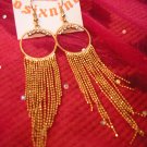 Lovely Halle Gold w Diamonds Earrings